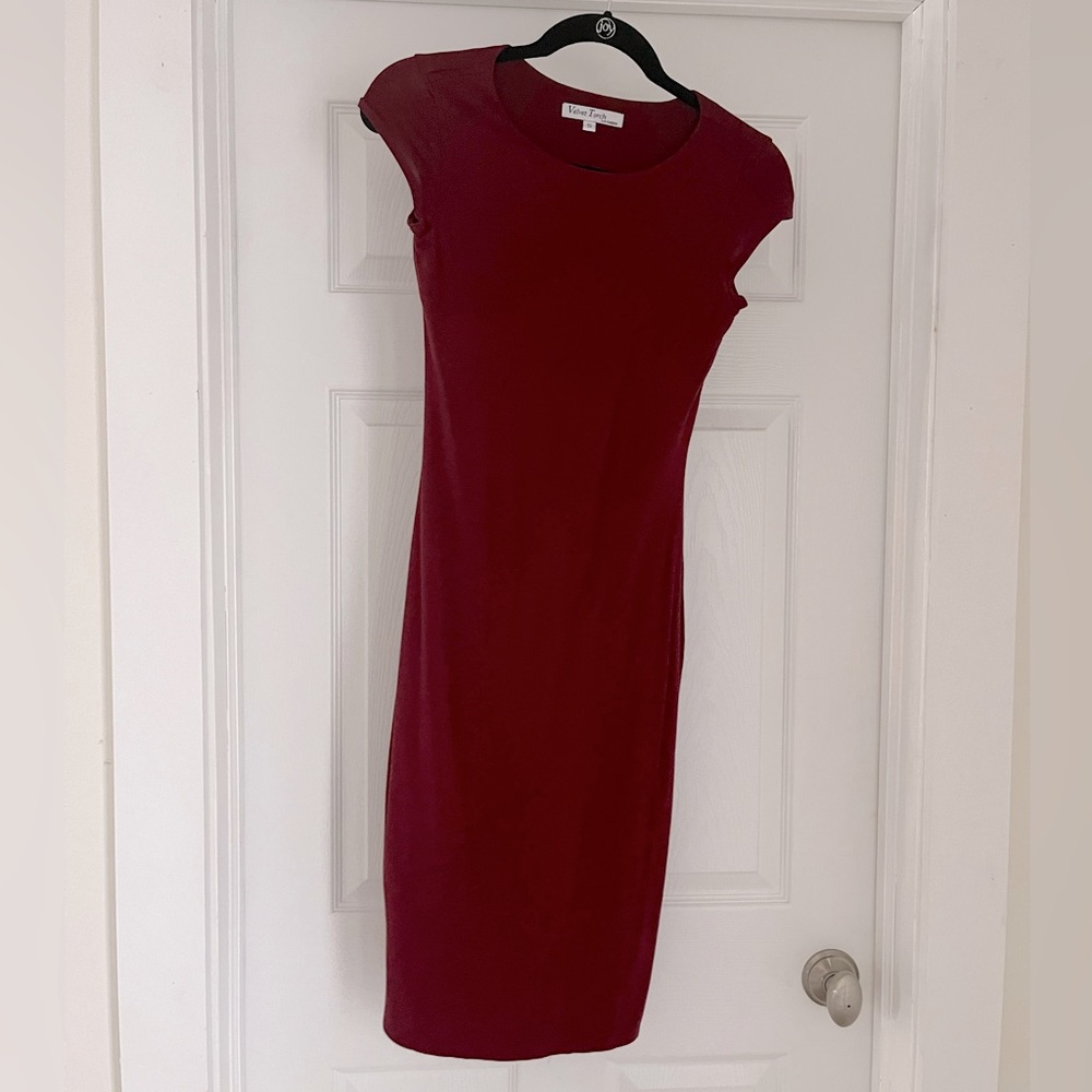 Velvet torch mini dress
